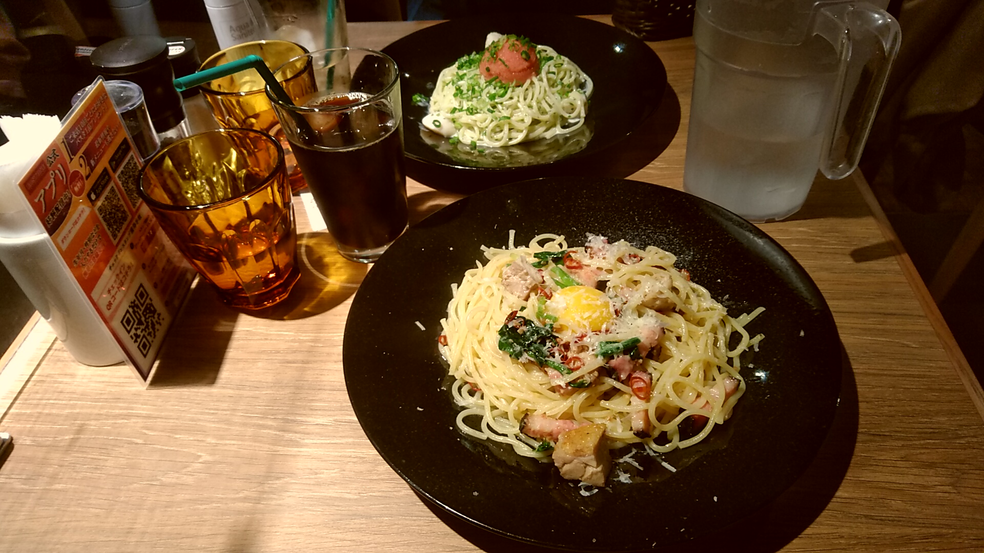 新宿でランチ、生パスタ専門店　麦と卵さんに初めて行ってみました。麺がとっても美味しかったです。