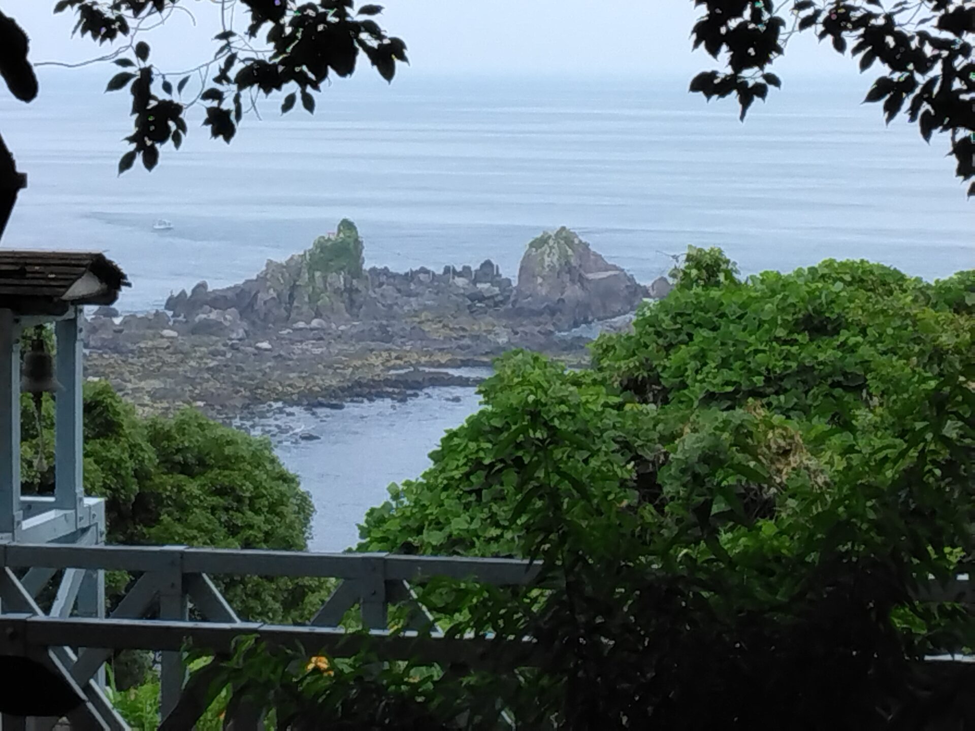 岬の珈琲屋　真鶴一泊旅行その２です。うに清さんで美味しい船盛でお腹がいっぱいになった後は、散歩しながら岬の珈琲屋を目指します。